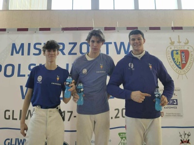 Szóste miejsce w Polsce. Kalwaryjska drużyna szpadzistów z bardzo dobrym wynikiem w Gliwicach