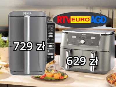 Ale ładnie potaniały te air fryery Ninja. ponad 1000 zł, to już przeszłość
