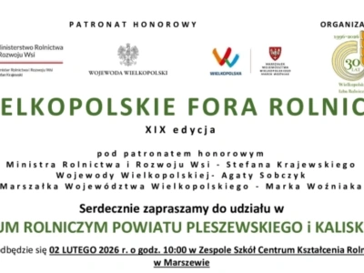 XIX Wielkopolskie Fora Rolnicze – 2026 rok