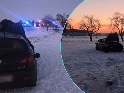 Nagle wypadł z drogi. Przejechał kilkadziesiąt metrów i wpadł na drzewo