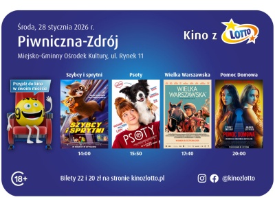 Kino z LOTTO ponownie rusza w Polskę! Premierowe seanse i akcja społeczna 