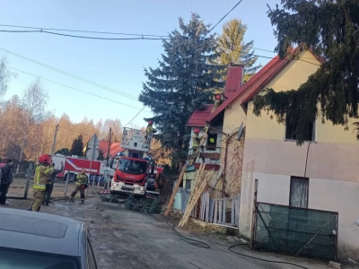 Pożar w Przesiece zaczął się od komina