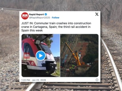 Wypadek kolejowy w Hiszpanii. To trzeci w tym tygodniu