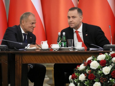 Zapytali Nawrockiego o Radę Pokoju. Nawiązał do skeczu. 