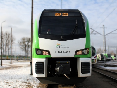 Koleje Mazowieckie grają razem z WOŚP – bezpłatne przejazdy i wyjątkowe licytacje