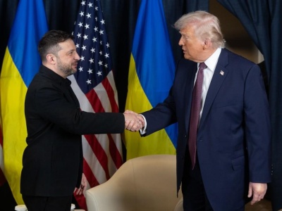 Donald Trump i Wołodymyr Zełenski w Davos. Przywódca USA do Putina: Ta wojna musi skończyć się!