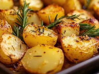 Obtaczam w niej ziemniaczki. Nie ma składnika, który nadawałby im większej chrupkości