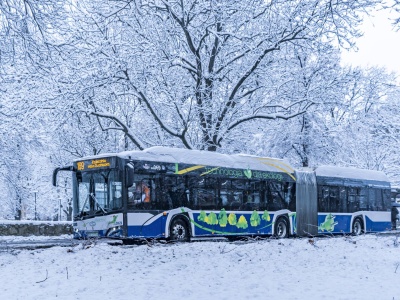 Kraków: mróz wyłączył z użytku elektryczne autobusy