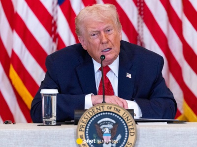 Donald Trump o negacjach w sprawie Ukrainy. 