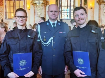 Ślubowanie nowych policjantów