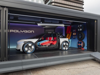 Peugeot Polygon Concept wyrusza w podróż. Mobilna przestrzeń wystawowa w Madrycie