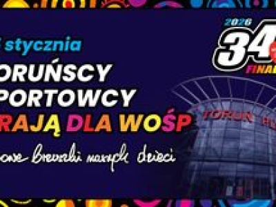 Toruńscy sportowcy razem dla WOŚP - w Centrum Toruń Plaza zapowiada się ciekawa niedziela