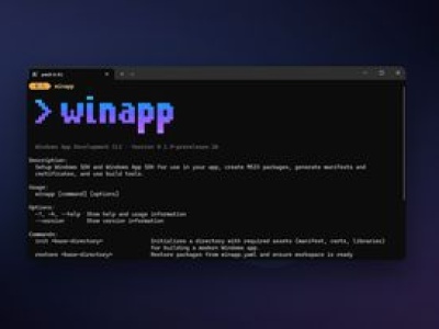 Windows doczekał się nowego wiersza poleceń. Winapp ma ułatwić tworzenie aplikacji