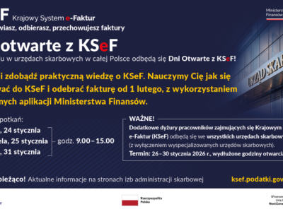 Dni otwarte w urzędach skarbowych woj. śląskiego. Przygotuj się na KSeF