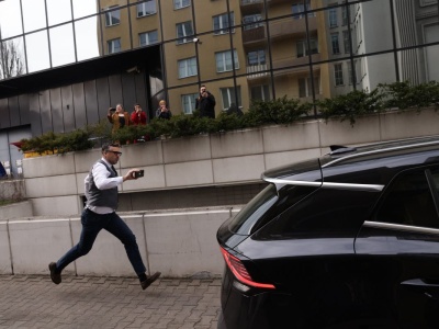 Rachoń biegł za odjeżdżającym Ziobrą. Teraz stanie przed sądem