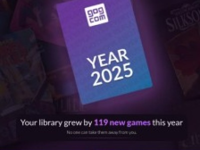 Podsumowanie Roku 2025 w GOG już dostępne. Ile gier za darmo odebrałeś w Prime Gaming!