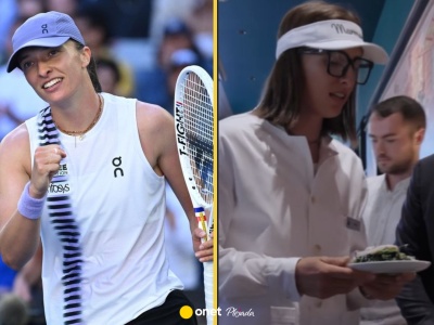 Iga Świątek zamieniła serwis tenisowy na kelnerski. Zaskoczyła gości restauracji