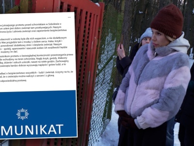 Napięta atmosfera w Sobolewie. Może być gorąco przed schroniskiem. Policja ostrzega