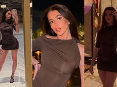 Roksana Węgiel szwenda się po Dubaju i pozuje w ZABÓJCZEJ MINI na tle ozdób Louis Vuitton. Poczuliście powiew luksusu? (ZDJĘCIA)