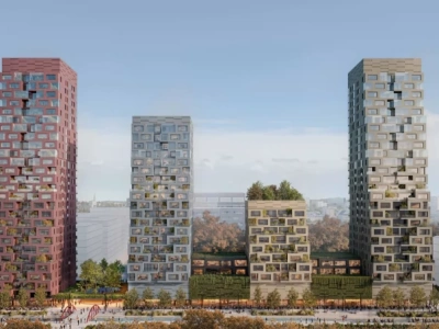 Obok bazy PKM-u i tuż nad Rawą ma powstać prawie 700 mieszkań. Inwestorem jest zarządca autostrady A4 Katowice - Kraków