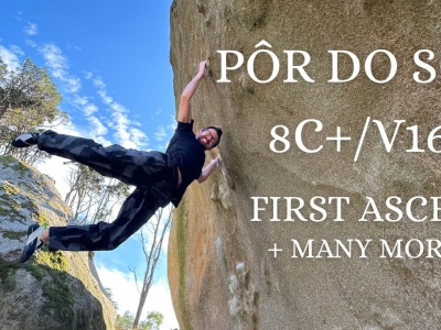 Will Bosi: Pôr do Sol 8C+/V16 FA