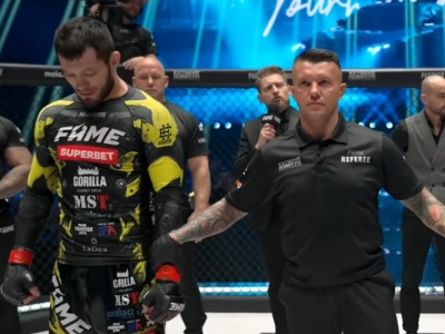 Były zawodnik UFC górą w pierwszej walce dla FAME! Nie było jednak łatwo