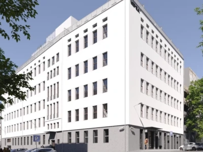 W byłym biurowcu telekomunikacji powstaną mieszkania. Rozpoczęła się przebudowa budynku w centrum Katowic