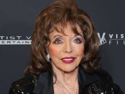 Joan Collins olśniewa na premierze. Patrzcie tylko na kurtkę