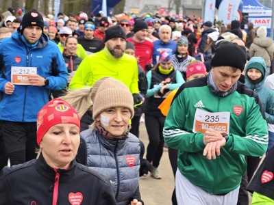 Bieg na Piaskach z okazji WOŚP (ZDJĘCIA)