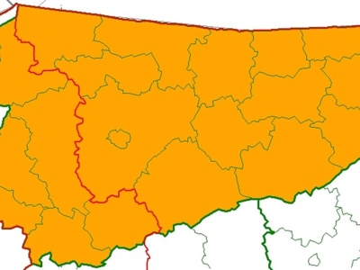 Alert pogodowy dla Warmii i Mazur: wszystkie powiaty! Nadciągają niebezpieczne opady