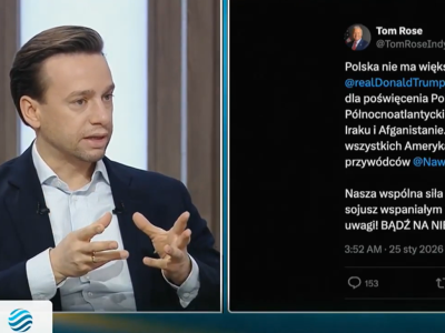 Bosak bez ogródek. „Tusk celował Trumpowi pistolecikiem z palców jak idiota”