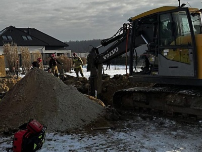 Tragiczny wypadek na budowie. Robotnicy zasypani żywcem w wykopie