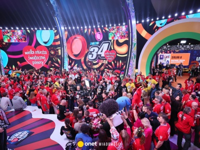 34. finał WOŚP. Zbiórka przyspiesza