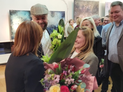 Wernisaż Joanny Dudek w Muzeum Ziemi Wieluńskiej