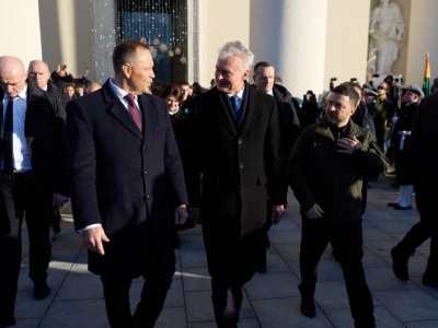Zełenski na Litwie. Programy SAFE i PURL. Podziękował Polsce