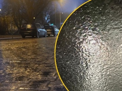 Gołoledź w Wielkopolsce. Na drogach lodowisko, opóźnione loty i pociągi