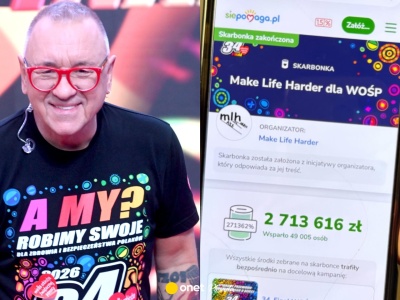 Zebrano prawie 3 mln zł na WOŚP. Jerzy Owsiak będzie zachwycony