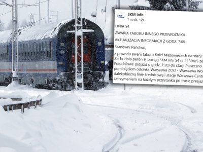 Potężne utrudnienia na kolei. PKP apeluje do podróżujących