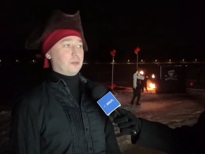 Pirackie ognie nad Sosiną. Fireshow zamknął 34. Finał WOŚP w Yacht Club Tryton