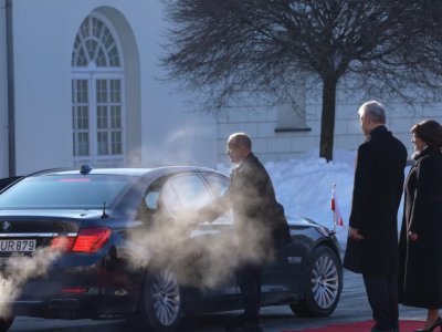 Tak Karola Nawrockiego przywitał prezydent Litwy. Do sieci trafiło nagranie
