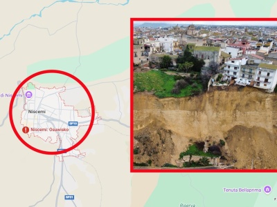 Gigantyczne osuwisko na Sycylii. Setki mieszkańców Niscemi musiały opuścić domy