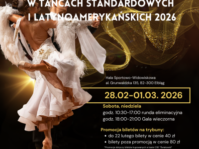 Elbląg gospodarzem ogólnopolskiego święta tańca sportowego