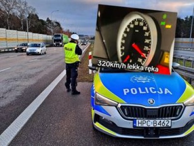 Jechał 300 km/h i wszystko nagrał. Policja zabrała mu samochód