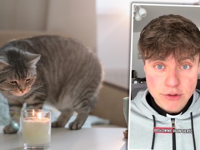 Incydent podczas kolędy. Kotu nagle zapalił się ogon. Po chwili ksiądz musiał reagować na kolejne zagrożenie