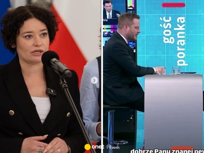 Anna-Maria Żukowska porównała dziennikarza TVP do Michała Rachonia. 