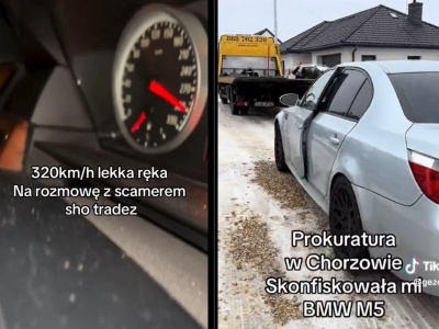 BMW pędziło 320 km/h po A4. Nagranie trafiło do sieci, a BMW do prokuratury