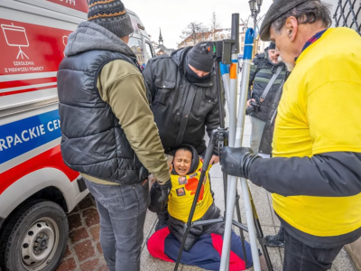 Ochrona WOŚP napadła na wolontariuszkę grupy Prolife