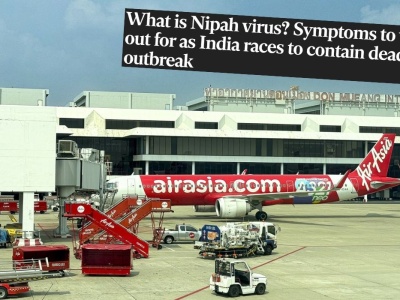 Kwarantanny i kontrole na lotniskach w Azji, trwa walka o powstrzymanie wirusa Nipah