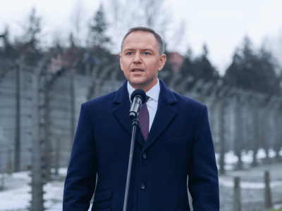 Karol Nawrocki pojawił się w Auschwitz. Tak powiedział o Niemcach