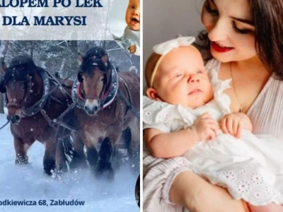 Wyjątkowy kulig rolników. Galopem po pomoc dla Marysi